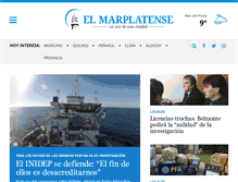 Tablet Screenshot of elmarplatense.com